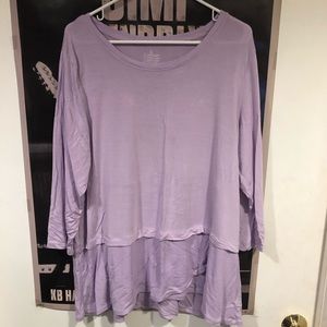 Cuddl Duds Peplum Top